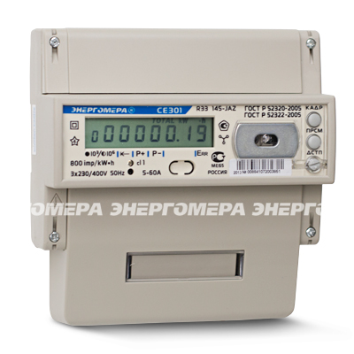 Счетчик CE 301 R33 146-JAZ (5-100А ,3ф. 1кл. унив. креп. многотар.) Счетчик CE 301 R33 146-JAZ (5-100А ,3ф. 1кл. унив. креп. многотар.)