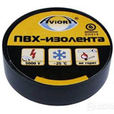 Изолента ПВХ AVIORA 15мм черн. (рул. 20м) Изолента ПВХ AVIORA 15мм черн. (рул. 20м)