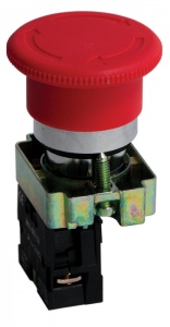 Кнопка BS542 поворотная красная грибок NC ЭКФ Кнопка BS542 поворотная красная грибок NC ЭКФ