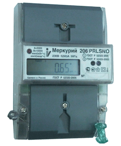 Меркурий 206 PRN эл. счётчик Меркурий 206 PRN эл. счётчик