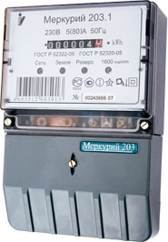 Меркурий 203.1 эл. счётчик Меркурий 203.1 эл. счётчик