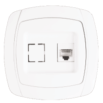 "Париж" Розетка RJ-45+Phone 1A 120В бел. ЭКФ "Париж" Розетка RJ-45+Phone 1A 120В бел. ЭКФ