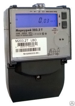 Меркурий 203.2Т RB эл. счётчик Меркурий 203.2Т RB эл. счётчик